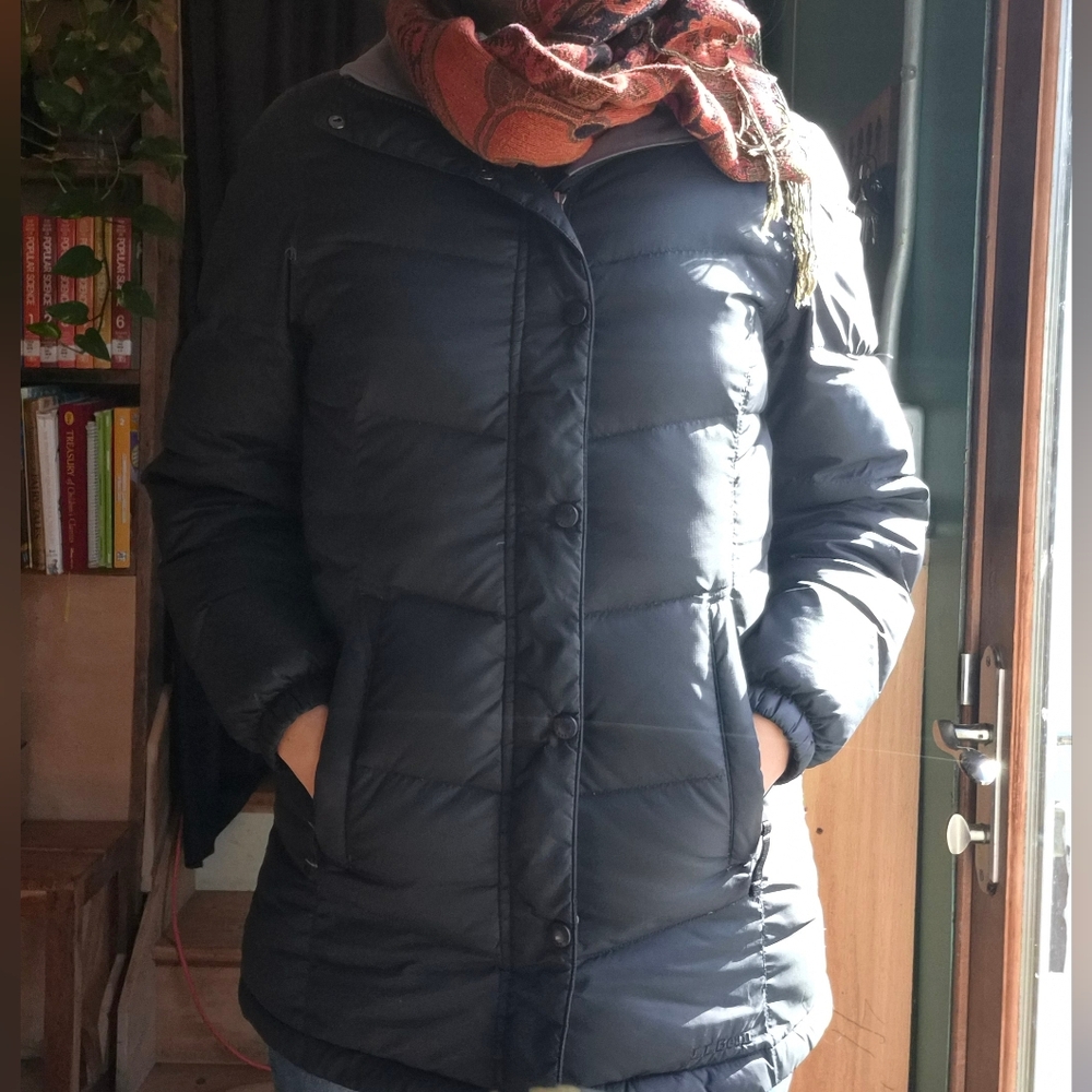 SPRING SALE!! L.L. Bean Down Fill Mid Length Parka Jacket Coat